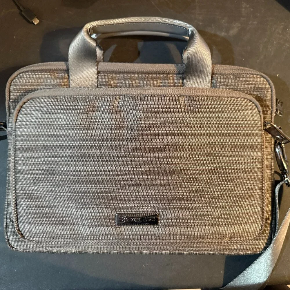 Evecase iPad Tablet Bag With Handles Grey Padded (151)